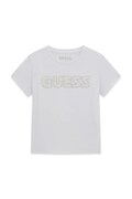 Guess T-shirt dziecięcy bawełniany z elastanem biały J6YI12 K4421