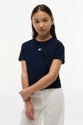 Tommy Hilfiger T-shirt dziecięcy bawełniany granatowy KG0KG09488.9BY2