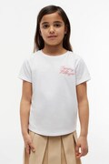 Tommy Hilfiger T-shirt dziecięcy bawełniany biały KG0KG09454.9BY2