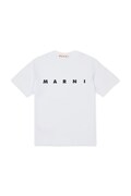 Marni T-shirt dziecięcy bawełniany biały M002MV