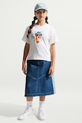 Nike T-shirt dziecięcy bawełniany Nike Sportswear biały IO2194