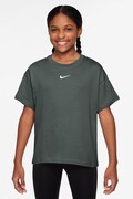 Nike T-shirt dziecięcy bawełniany Nike Sportswear Essential zielony FZ5539