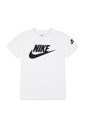 Nike T-shirt dziecięcy z bawełną biały 86J575