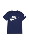 Nike T-shirt dziecięcy z bawełną granatowy 86J575