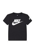 Nike T-shirt dziecięcy z bawełną czarny 86J575