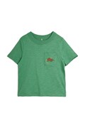 Mini Rodini T-shirt dziecięcy bawełniany Elephant zielony 26720131