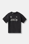 adidas Originals tricou pentru copii din bumbac LOGO PLAY negru LH4731