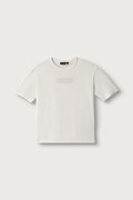 Napapijri T-shirt dziecięcy bawełniany S-NEW BOX LOGO SS beżowy NP0A4IFYN1A1