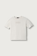 Napapijri T-shirt dziecięcy bawełniany S-NEW BOX LOGO SS beżowy NP0A4IFYN1A1