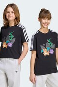 adidas Originals t-shirt παιδικό βαμβακερό POKEMON μαύρο KS7108