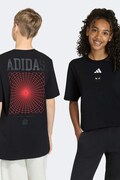 adidas tričko detské bavlnené s elastanom MARVEL SPIDER-MAN čierne KG6123