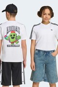 adidas Originals bezšvové tričko detské bavlnené biele KW0651