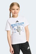 adidas kratka majica otroška bombažna MINECRAFT bela KH3196