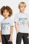 adidas kratka majica otroška bombažna MINECRAFT siva KS9033