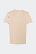 adidas T-shirt dziecięcy bawełniany beżowy KR1540