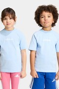 adidas tričko detské bavlnené modré KT3323