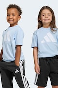 Adidas T-shirt παιδικό βαμβακερό μπλε KD6002