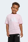 adidas T-shirt dziecięcy bawełniany różowy KD6001