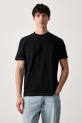 Iceberg T-shirt męski bawełniany czarny F041 6325