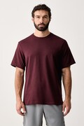Nike T-shirt treningowy męski z bawełną Primary Dri-FIT brązowy DV9831.652