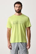 Nike тениска за бягане мъжка Miler UV Dri-FIT зелена IO1223.736