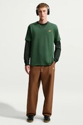 Nike Sportswear T-shirt basic męski bawełniany Club zielony AR4997.333