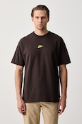 Nike Sportswear t-shirt da uomo in cotone Premium Essentials marrone IH1121.220