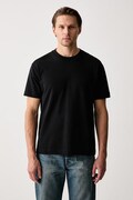 Marc O'Polo T-shirt męski bawełniany czarny 5000012930