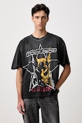Represent T-shirt bawełniany męski czarny MLM101202