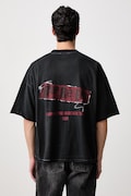Represent T-shirt bawełniany męski czarny MLM101074