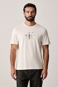 Calvin Klein Jeans T-shirt męski bawełniany beżowy LV04RH844G