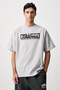 Willy Chavarria OS ETERNAL FASHION CREATIONS tricou din bumbac pentru bărbați gri MUJTE026.061N