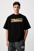 Willy Chavarria OS ETERNAL FASHION CREATIONS tricou din bumbac pentru bărbați negru MUJTE026.061N