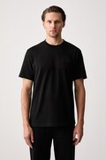 Lacoste T-shirt basic męski bawełniany czarny TH9761