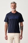 Michael Kors T-shirt męski bawełniany granatowy CF6535XFV4
