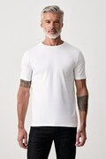 Lindbergh T-shirt męski z bawełną biały 30.48003E