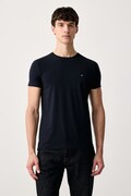 Tommy Hilfiger T-shirt męski z bawełną granatowy MW0MW27539
