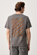 Hurley T-shirt męski bawełniany Printing Press Gaiolas szary MTSEUED0041