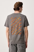 Hurley T-shirt męski bawełniany Printing Press Gaiolas szary MTSEUED0041