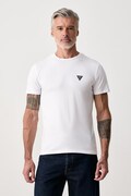 Guess majica za muškarce od pamuka s elastanom ETTORE bijela U6BM01 K5385