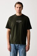 Guess t-shirt da uomo in cotone verde M6BI55 K6192