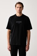 Guess t-shirt da uomo in cotone nero M6BI55 K6192
