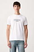 Guess kratka majica moška bombažna z elastanom bela M6BI48 K6185