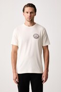 Gant T-shirt męski bawełniany beżowy 2003471