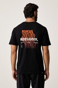 Rossignol T-shirt męski bawełniany WATERFALL czarny RLPMY03