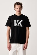 Karl Lagerfeld Jeans T-shirt męski bawełniany czarny B4M17026