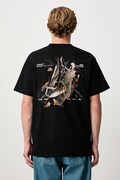 Carhartt WIP Feather Progress T-Shirt тениска от памук мъжка черна I037227