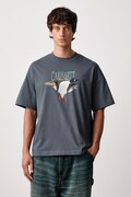 Carhartt WIP Pennon T-Shirt in cotone da uomo rosa I037261