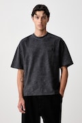 Carhartt WIP Lambert T-Shirt in cotone da uomo nero I037016
