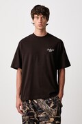 Carhartt WIP Signature Script T-Shirt bawełniany męski brązowy I033828